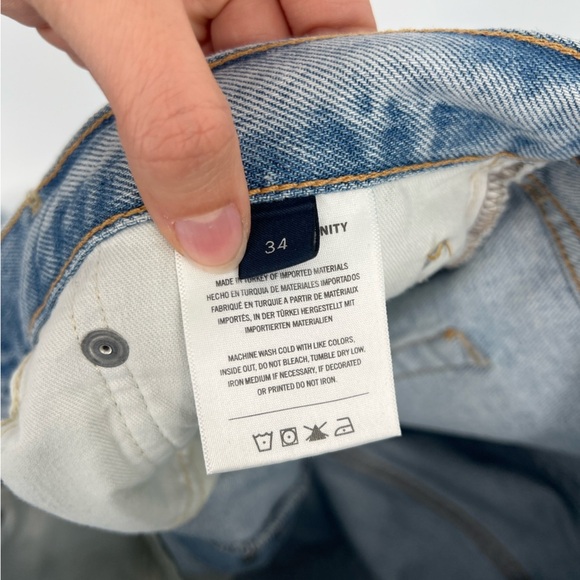 Citizens of Humanity Isla Low Rise Light Denim Straight Jeans in Spector 34 NWT - Picture 10 of 12